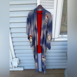 Elegant Floral Kimono Robe
